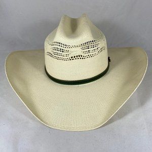 John DEERE Western Hat Cattle Style with Ventilation Crown NWOT